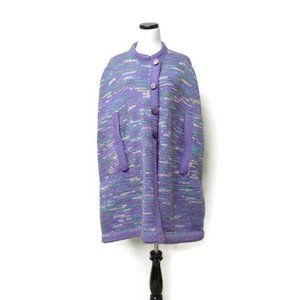 VTG 70s chunky statement poncho